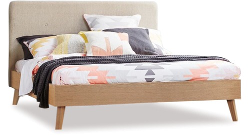 Copenhagen2 Slat Bed Frame & Headboard - Queen